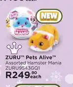 Zuru pets alive assorted hamster mania zuru9543gq1-each