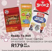 Toy Kingdom Ready to roll assorted travel games sm-6055608/6055609 or 6064673-each offer