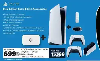 HiFi Corp PS5 Disc Edition Extra DS5 3 Accessories offer