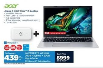 HiFi Corp Acer Aspire 3 Intel Core i5 Laptop offer