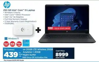 HiFi Corp Hp 250 G8 Intel Core i5 Laptop offer