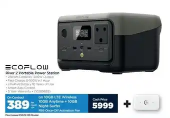 HiFi Corp ECOFLOW River 2 Portable Power Station offer