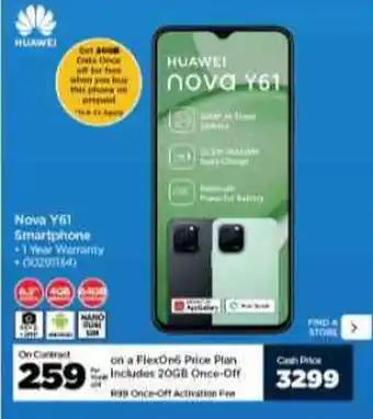 HiFi Corp HUAWEI Nova Y61 Smartphone offer