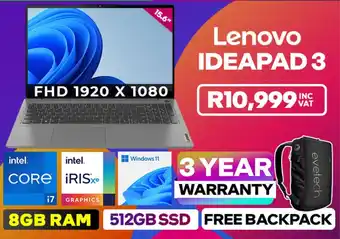 Evetech Lenovo IDEAPAD 3 offer