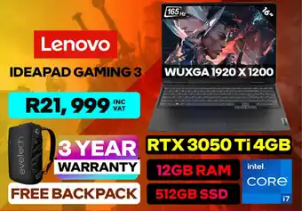 Lenovo IDEAPAD GAMING 3