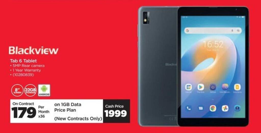 Blackview Tab 6 Tablet offer at HiFi Corp