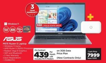 HiFi Corp ASUS M515 Ryzen 5 Laptop offer