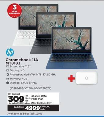 HiFi Corp Hp Chromebook 11A MT8183 offer