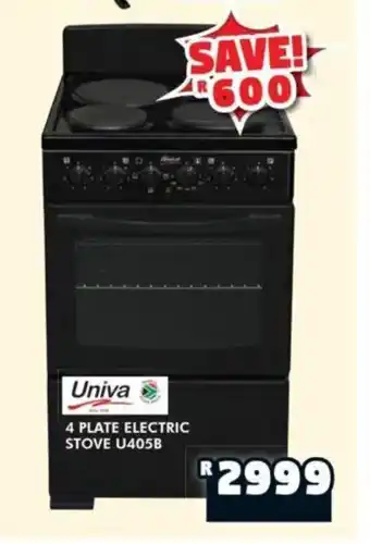 Russells Univa 4 PLATE ELECTRIC STOVE U405B offer