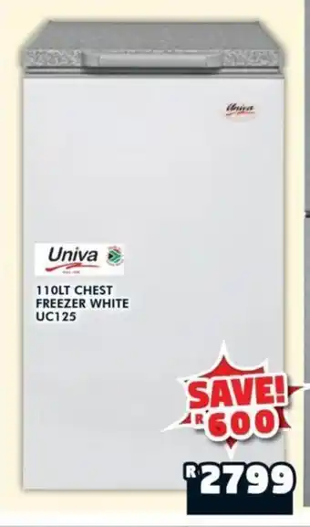 Russells Univa 110LT CHEST FREEZER WHITE UC125 offer
