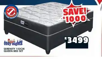 Russells COZY NIGHTS SERENITY 152CM QUEEN BED SET offer