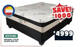 RESTONIC BAHAMA 152CM QUEEN BED SET