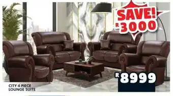 Russells CITY 4 PIECE LOUNGE SUITE offer