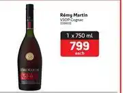 Makro Remy martin vsop cognac 226603-1 x 750ml each offer