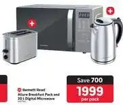 Makro Bennett read allure breakfast pack & 20l digital microwave-per pack offer