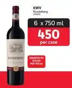 Makro Kwv roodeberg-6 x 750ml per case offer
