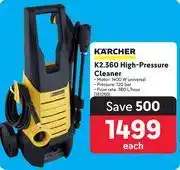 Makro 0karcher k2.360 high pressure cleaner offer