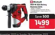 Makro Einhell 900w sds rotary hammer drill z-4258237 offer
