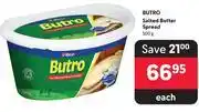 Makro Butro salted butter spread-500g each offer