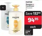 Makro Pantene shampoo or conditioner (all variants)-1l each offer