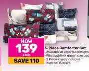 Game 3 piece comforter set-each offer