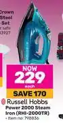 Game Russell hobbs power 2000 steam iron rhi-2000tr offer
