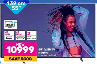 SAMSUNG 55" QLED TV (65Q60C)