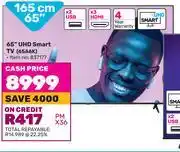Game Hisense 65" UHD Smart TV (65A6K) offer