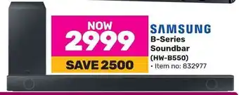 Game SAMSUNG B-Series Soundbar (HW-B550) offer