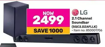Game LG 2.1 Channel Soundbar offer