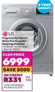 Game Lg 9kg inverter direct drive front loader washing machine 836173 offer