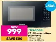Game Hisense 20ltr microwave oven h20mobs11 offer