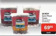 Ol'roy semi moist treats (all variants)-500/600g each