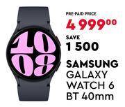 Edgars Samsung galaxy watch 6 bt 40mm offer