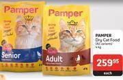 Makro Pamper dry cat food (all variants)-4kg each offer