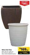 Builders Warehouse Nikie/toti pots 463309, 463311-each offer