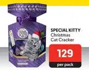 Special kitty christmas cat cracker-per pack