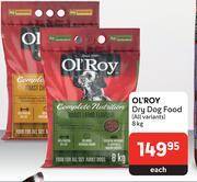 Makro Ol'roy dry dog food (all variants)-8kg each offer