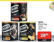 Makro Boss moist dog food (all variants)-775g each offer
