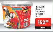 Makro Grants parrot gourmet bucket-2.5kg each offer