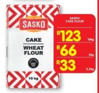 Shoprite SASKO CAKE FLOUR 2,5kg offer