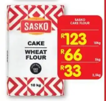 Shoprite SASKO CAKE FLOUR 2,5kg offer