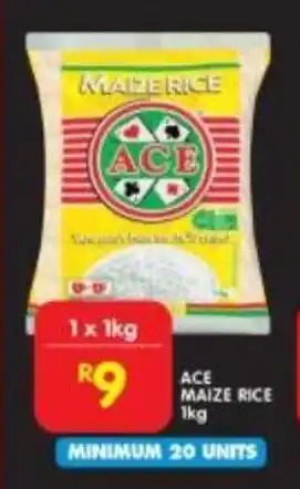 Shoprite ACE MAIZE RICE 1kg offer