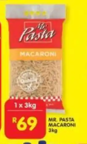 Shoprite MR. PASTA MACARONI 3kg offer