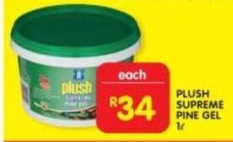 Shoprite PLUSH SUPREME PINE GEL 1L offer