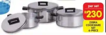 Shoprite ZEBRA COOKWARE SET 6-PIECE offer