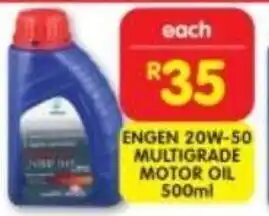Shoprite ENGEN 20W-50 MULTIGRADE MOTOR OIL 500ml offer
