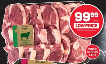 Pick n Pay PnP Bulk Half Lamb Pack offer