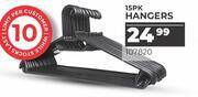 Crazy Plastics 15 pack hangers 107820 offer