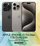 CaCELL Apple iphone 15 pro max 1tb dual sim offer